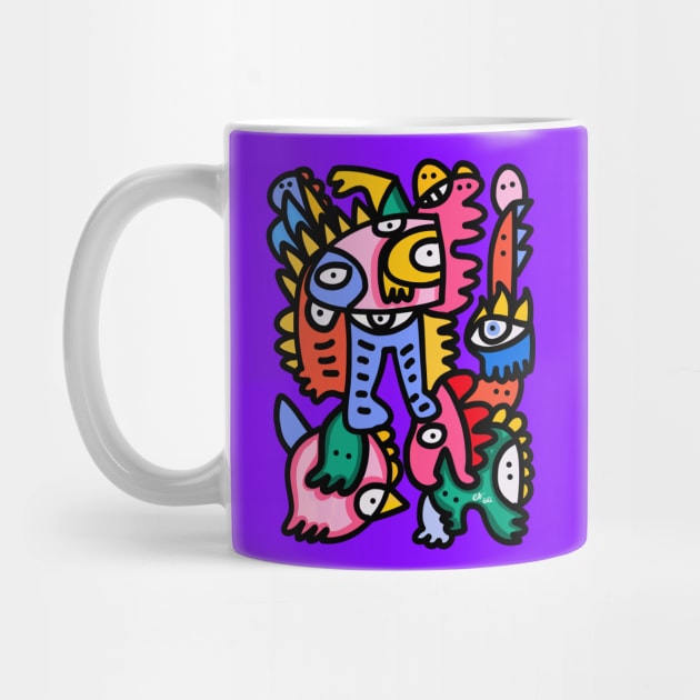 Graffiti Pop Cool Monsters by signorino